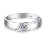 2.0ct Diamond 18K White Gold Ring Wedding Bands Bride Women Jewelry