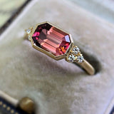 Vintage Multiple Stapphire Gemstone Ring Gold for Women Jewelry