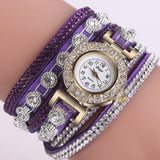 Leather Diamond Watch Women Bracelet for Women Casual Jewelry4