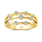 Eternity Band Moissanite Ring For Women Wedding Jewelry