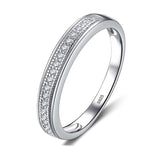 1.5ct Diamond 18K White Gold Ring Wedding Bride Women Jewelry