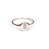 Carve flowers Ring Women Gold Engagement Party Jewelry