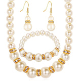 Charm Wedding Pearl Jewelry Set Party for Women Jewellery