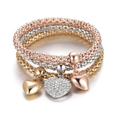 Vintage Link Heart Charm Bracelet Bracelet For Women Jewelry Gift