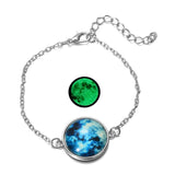 Luxury Moon Pendant Bracelet Link Chain Women Anniverssary Jewelry