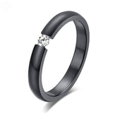 Wedding 14K Rose Gold Ring Gemstone Engagement Ring Women Jewelry Ring