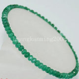 Green Jade Beaded Bracelet Gemstone Women's Bridal Jewelry