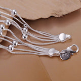 Luxury Ball Silver Bracelet Women's Wedding Jewelry