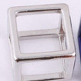 Big Topaz Gemstone Ring for Women Elastic Engagement Jewelry