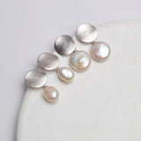 Genuine Vintage Freshwater Pearl  925 Sterling Silver Earring women's Fine jewelry