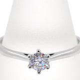 0.3ct 4mm Moissanite Ring 925 Silver Diamond Women Wedding Jewelry