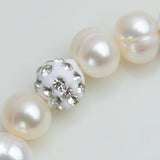 Natural Freshwater White Pearl Bracelet Bangles Women's Luxurious Party Jewelry