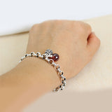 Unique Bell Chain bracelet For Women 925 Silver Wedding Jewelry