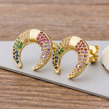 14k-gold-micro-pave-cz-luxury-rainbow-stud-earrings-girls-fashion-jewelry