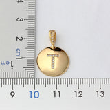 Women Customized Pendant Necklace Gold Initial Letter Jewelry