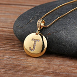 girls-initial-letter-gold-necklace-gemstone-pendant-customized-jewelry