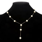 Genuine Freshwater Pearl Wedding Jewelry Set Necklace For Women