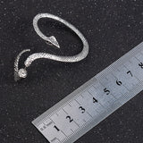 Unique Silver Snake Earrings For Women Anniversary Jewelry