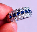 luxury-blue-sapphire-gemstone-ring-silver-wedding-jewelry-engagement-ring