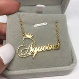 personalized-nameplate-crown-name-necklace-14k-yellow-gold-chain-jewelry