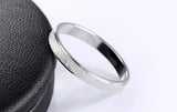 Silver 925 Wedding Band Ring for Woman Men Sterling Jewelry