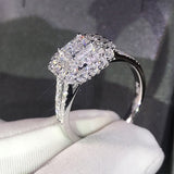1.5 Carat Round Cut Diamond  Ring White Gold Women Bridal Jewelry