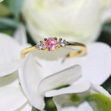 Luxury Emerald Gold Ring For Women Wedding Jewelry