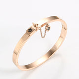 Luxury Jewelry Set Bangle Bracelet Gold Ring For Women Jewelry Set Gift