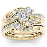 Vintage 14K Yellow Gold Ring Gemstone Women's Wedding Jewelry