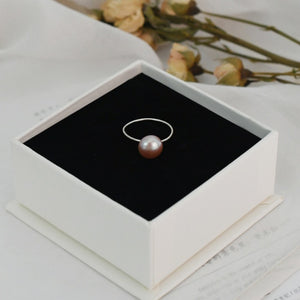 Natural Freshwater Pearl Ring 925 Sterling Silver Wedding Jewelryù