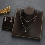 Stackable Jewelry Sets Necklace earring ring For Women