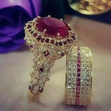 14k-yellow-gold-gemstone-ring-set-womens-party-wedding-engagement-jewelry