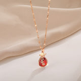 luxury-red-temperament-titanium-steel-necklace-net-simple-wild-pendant-jewelry