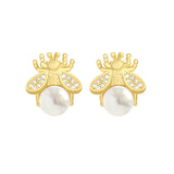 unique-gold-bee-pearl-earrings-womans-earrings-jewelry