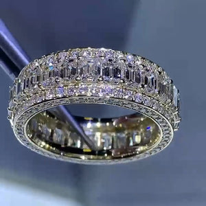 Luxurious Engagement For Women Ring Wedding Bands Zircon Jewelry