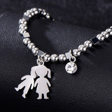 Unique Rhinestone Silver Bracelet Minimalism Clover For Women Jewelry