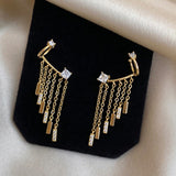 Exquisite Angel wings Rhinestone Dangle Earrings Women's Jewelry