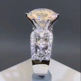 Unique Wedding Zircon Ring For Women Crystal Engagement Jewelry