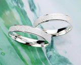 Silver 925 Wedding Band Ring for Woman Men Sterling Jewelry