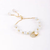 Unique Golden Shell Pendant Bracelet for Women Beads Jewelry