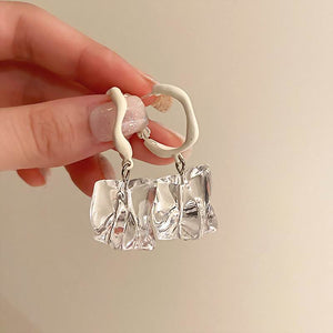 Transparent Unique Acrylic Earrings For Women Temperament Jewelry