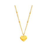Shiny Heart Pendant Necklaces For Women Wedding Jewelry