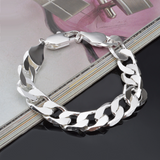 10MM Sideway Silver Bracelet For Women Women Jewelry