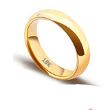 18K Yellow Gold Engagement Ring Women Wedding Jewelry