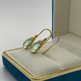 Natural Gemstone Hook Dangle Earrings for Women Wedding Jewelry