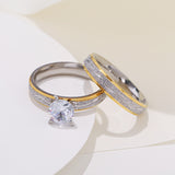 Luxury Zircon Engagement Ring for Women Wedding Jewelry