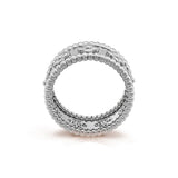 Luxury Clover Zircon Engagement Ring Women Wedding Jewelry