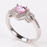 Bridal Heart Engagement Ring For Women Wedding Jewellery