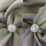 Luxury Gemstone Engagement Ring Women Wedding Jewelry