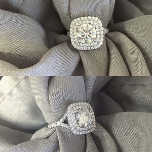 Luxury Gemstone Engagement Ring Women Wedding Jewelry